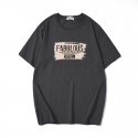 Langyitu men's 2020 Japanese summer new fashion brand T-shirt round neck English printing short sleeve cotton men's T-shirt 