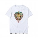 Lang Yitu men's cartoon short sleeve T-shirt youth loose animal print cotton T-shirt wholesale 