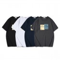 Summer new t-shirt men's short sleeve loose cotton base coat youth trend Hong Kong Style T-Shirt Large Men's wear