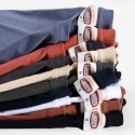 Men's T-shirt for foreign trade men's T-shirt solid color short sleeve washed pure cotton ground wool large round neck tshirt customized advertising shirt 