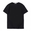 21 combed plain 210g cotton blank short sleeve t-shirt men's T-shirt solid color T-shirt customization