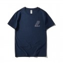 Japanese fashion brand men's short sleeve T-shirt pure cotton pipe cat printing personality youth half sleeve loose top wholesale 