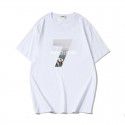 Summer new short sleeve t-shirt men's round neck cotton alphanumeric printing fashion large men's T-shirt wholesale