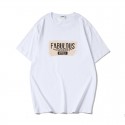 Langyitu men's 2020 Japanese summer new fashion brand T-shirt round neck English printing short sleeve cotton men's T-shirt 