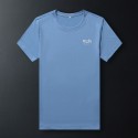 Summer thin ice mesh short sleeve t-shirt men's elastic nylon quick drying clothes outdoor leisure sports men's T-shirt customization