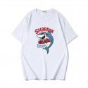 Summer cartoon shark boxer printed short sleeve t-shirt men's Japanese youth big size T-shirt