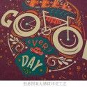 New fashion brand creative cartoon head print loose men's short sleeve T-shirt cotton top in summer of 2019