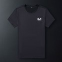 Summer thin ice mesh short sleeve t-shirt men's elastic nylon quick drying clothes outdoor leisure sports men's T-shirt customization
