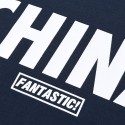 Summer men's short sleeve T-shirt cotton simple loose letter printing round neck casual top YOUTH LARGE T-SHIRT