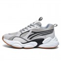 Men's shoes autumn and winter 2020 new round head lace up low top thick soled running sports casual father shoes versatile fashion shoes