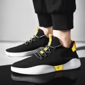 Sports shoes men's 2020 spring and summer new breathable net red casual shoes men's Korean Chaofei woven sleeve lazy men's shoes