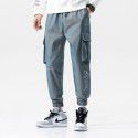 Men's pants casual pants men's autumn new sports overalls colorful gradient tide brand loose pants men's pants