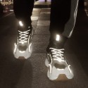 Men's shoes autumn and winter 2020 new round head lace up low top thick soled running sports casual father shoes versatile fashion shoes