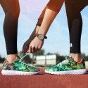 Autumn 2019 new breathable couple sports shoes women's shoes Korean fashion camouflage mesh men's casual shoes men's shoes