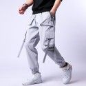 Overalls men's autumn and winter thin loose fashion brand corset Harlan casual pants men's junior pants 
