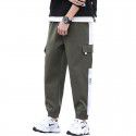 Pants men's spring and autumn men's Korean fashion casual pants loose Korean sports men's pants fashion brand corset overalls 