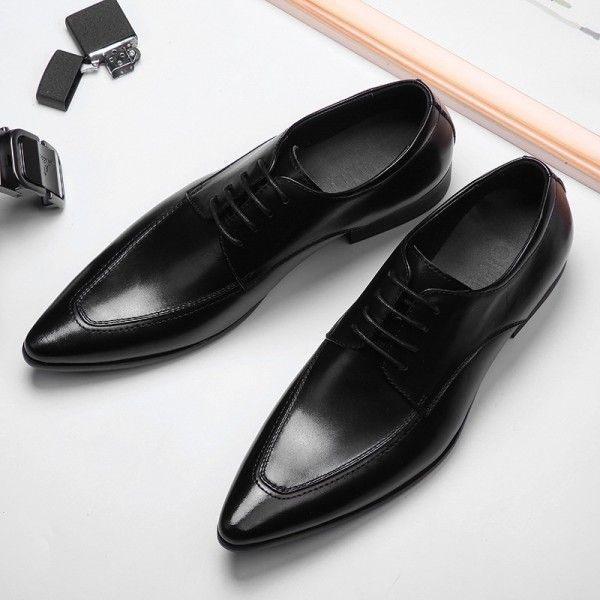 Manufacturers wholesale men's leather shoes 2020 spring and summer business dress shoes handmade men's shoes shoes customized