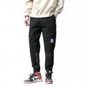 Men's pants, overalls, men's autumn functional loose, Korean fashion, leisure, leggings, nine point sports pants, men's wholesale