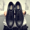 Autumn and winter 2020 new Brock carved men's shoes casual British business shoes round head breathable men's shoes