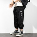 Casual pants men's spring new Korean fashion versatile youth ankle elastic loose quarter Sweatpants