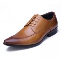 Manufacturers wholesale men's leather shoes 2020 spring and summer business dress shoes handmade men's shoes shoes customized