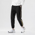 Autumn casual pants men's Korean fashion loose 9-point toe binding fashion brand versatile 3-bar sports pants men's 