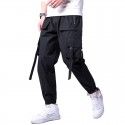 Overalls men's autumn and winter thin loose fashion brand corset Harlan casual pants men's junior pants 