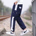 Pants men's spring and autumn men's Korean fashion casual pants loose Korean sports men's pants fashion brand corset overalls 