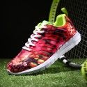 Autumn 2019 new large sports couple shoes women's shoes Korean camouflage breathable mesh casual shoes men's shoes