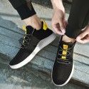 Men's shoes autumn new 2019 Korean fashion breathable flying net shoes light net red sleeve sports casual shoes men's shoes