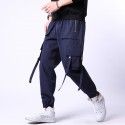 Overalls men's autumn and winter thin loose fashion brand corset Harlan casual pants men's junior pants 