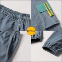 2020 overalls men's autumn and winter Korean fashion brand loose legged Capris youth versatile men's casual pants