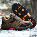 Men's shoes winter 2019 new plush warmth Korean Trend anti slip wear resistant outdoor large low top climbing shoes men's shoes