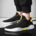 Men's shoes autumn new 2019 Korean fashion breathable flying net shoes light net red sleeve sports casual shoes men's shoes