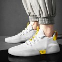 Sports shoes men's 2020 spring and summer new breathable net red casual shoes men's Korean Chaofei woven sleeve lazy men's shoes