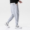 Men's casual sports pants printed running large fall 2020 new trend pants men's Long Pants Capris