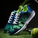 Autumn 2019 new large sports couple shoes women's shoes Korean camouflage breathable mesh casual shoes men's shoes