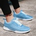 2019 summer new mesh breathable couple casual shoes Korean fashion black and white men's running shoes men's shoes
