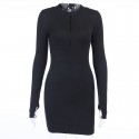 New long sleeve dress 93639p from Europe and America in spring 2020