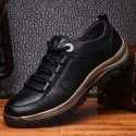 Men's shoes autumn and winter 2020 new leisure shoes men's Korean work shoes Plush versatile fashion net red men's shoes