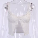 European and American cross border new sexy vest women's 2020 summer 23041 wishebay lace navel top