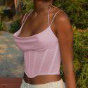European and American foreign trade new waist vest small sling 28426p fashion sexy V-neck back strap waist vest 