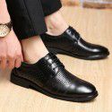Summer hollow breathable sandal formal business casual men's shoes daily pointed Leather Men's hole shoes wholesale
