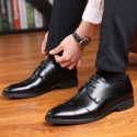 Amazon large shoes 4748 autumn and winter new business formal men's shoes British casual breathable men's shoes