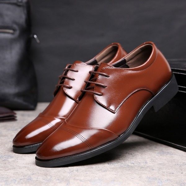 Amazon large shoes 4748 autumn and winter new business formal men's shoes British casual breathable men's shoes