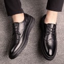 Autumn 2020 new Brock retro casual men's shoes business dress fashion shoes breathable men's shoes