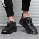 2020 autumn new casual men's shoes leather small white shoes net red men's fashion shoes Korean fashion sports versatile shoes