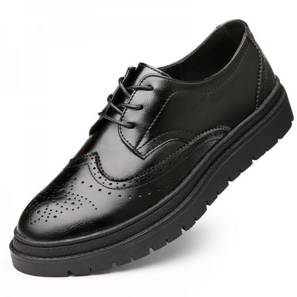 Autumn 2020 new Brock retro casual men's shoes business dress fashion shoes breathable men's shoes