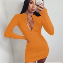 New long sleeve dress 93639p from Europe and America in spring 2020