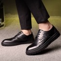 Autumn 2020 new Brock retro casual men's shoes business dress fashion shoes breathable men's shoes